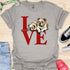 Love is a four legged word - V3 - Sitting Above T-Shirt